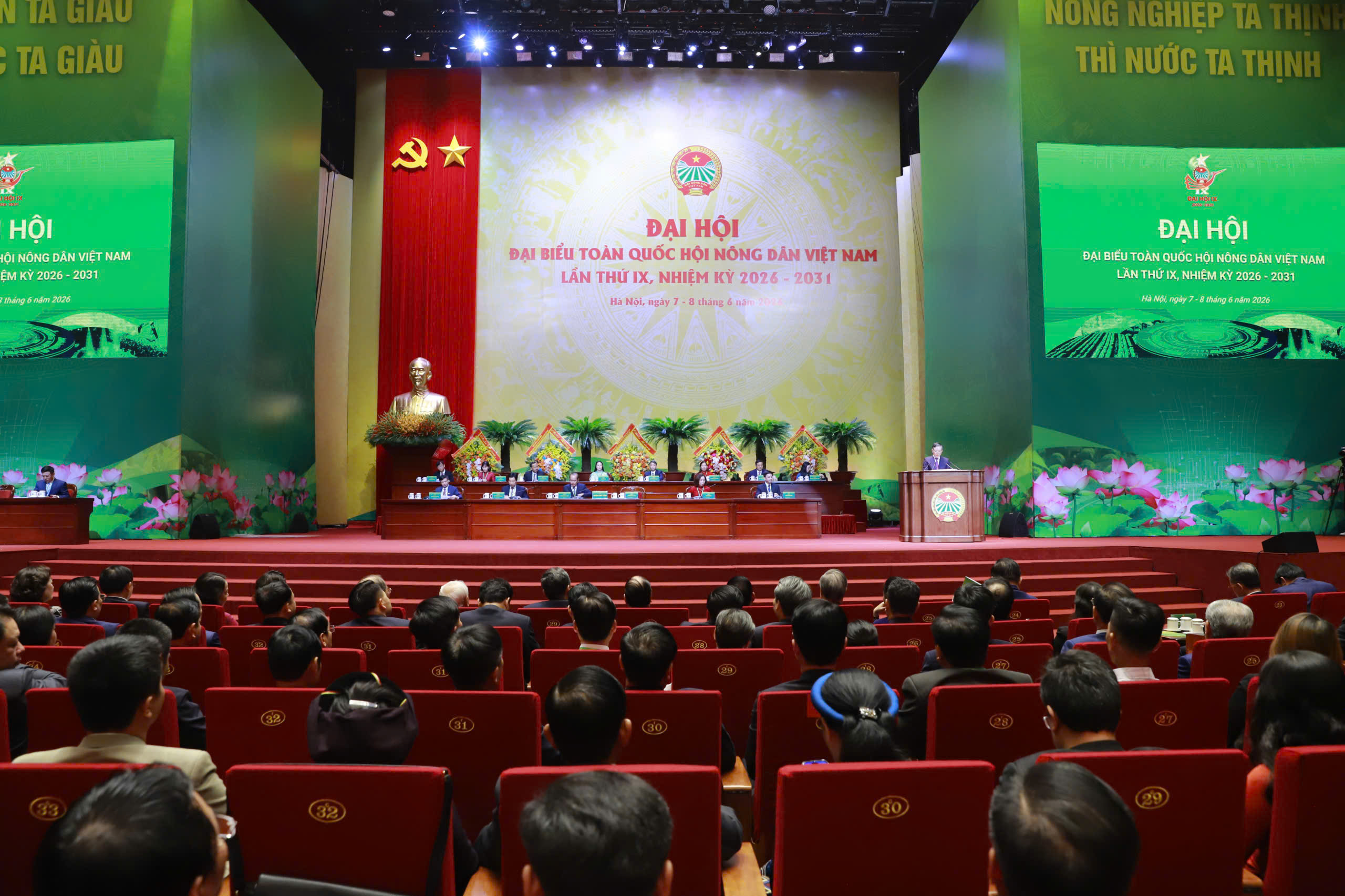 Khai mạc Đại hội đại biểu hội nông dân Việt Nam lần thứ IX , nhiệm kỳ 2026 - 2031 - Ảnh 3.