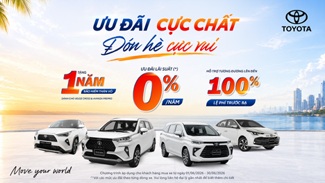 Đón hè cùng Toyota: Ưu đãi đến 100% lệ phí trước bạ - Ảnh 1.