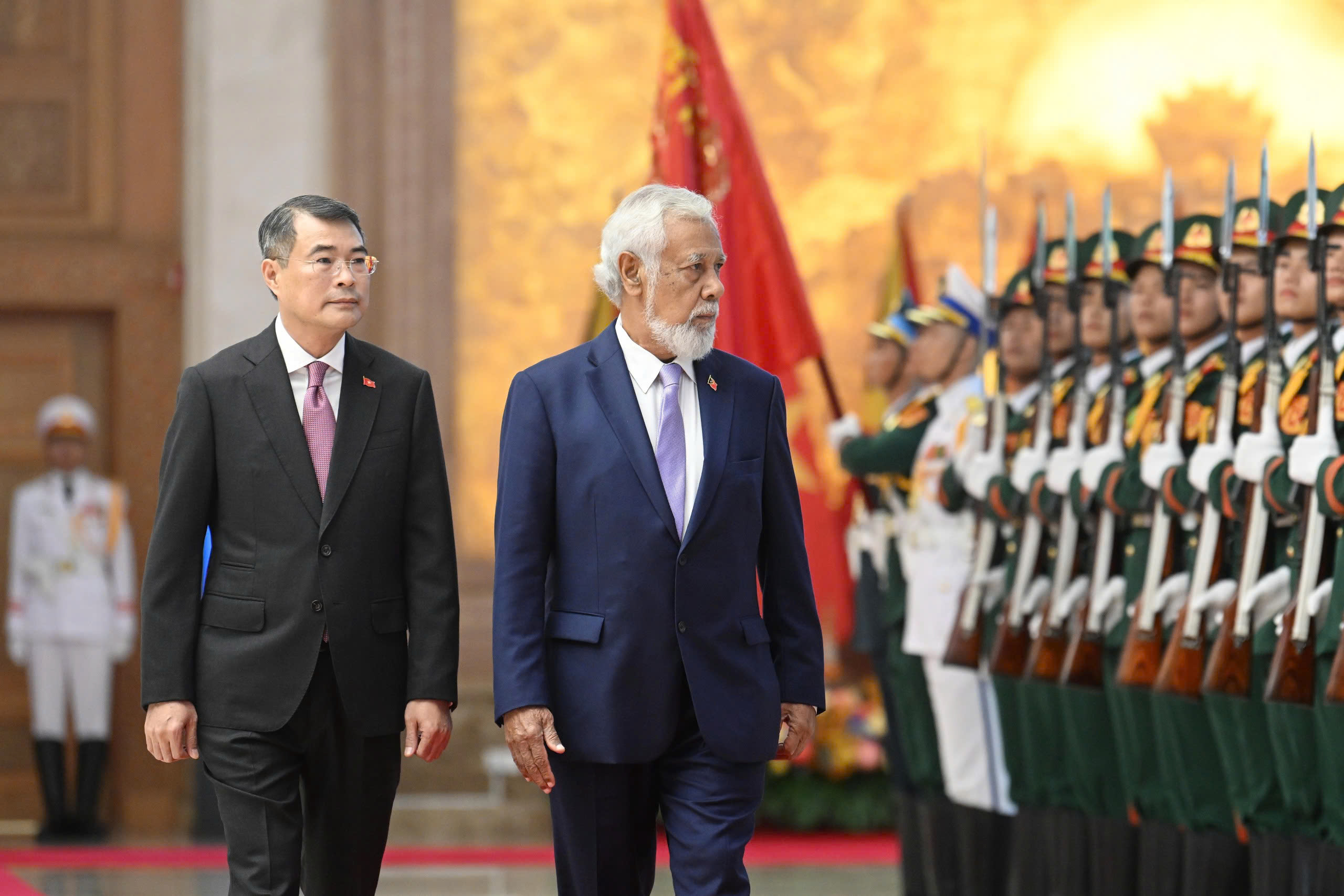 Thủ tướng Lê Minh Hưng đón Thủ tướng Timor-Leste lần đầu thăm Việt Nam - Ảnh 1.