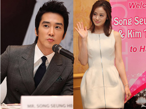 Kim Tae Hee và Song Seung Hun rạng rỡ chào Việt Nam