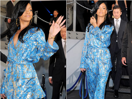 Hết “khoe da”, Rihanna chọn phong cách đồ ngủ
