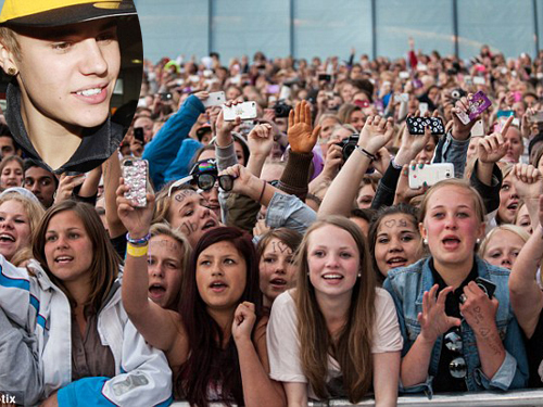 49 thiếu nữ bị thương trong buổi diễn của Justin Bieber