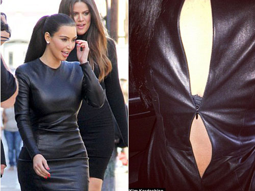 Kim “siêu vòng ba” gặp sự cố vì đầm chật