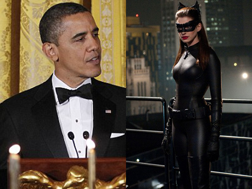 Tổng thống Obama mê “Miêu nữ” Anne Hathaway