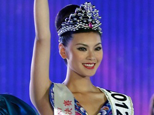Người đẹp Trung Quốc đăng quang Hoa hậu thế giới 2012