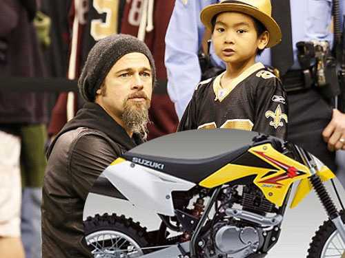 Brad Pitt tặng quà đắt tiền cho con nuôi