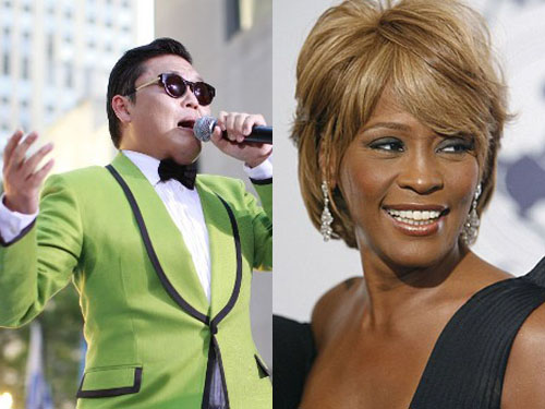 Whitney Houston “đánh bại” Gangnam Style