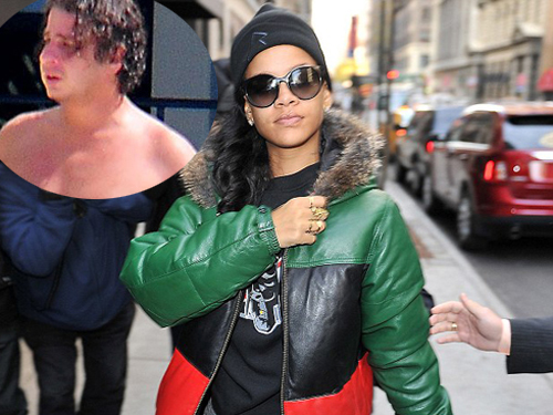 Cởi trần “đột nhập” nơi ở của Rihanna