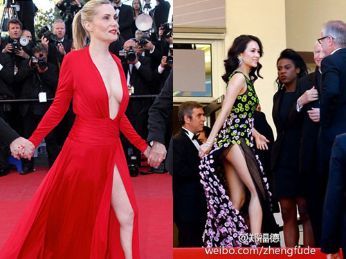 Những pha “lộ, hở” ngày cuối tại Cannes 2013