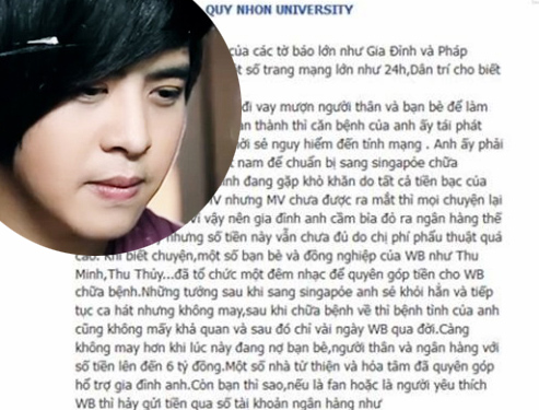 Giả mạo Facebook Wanbi Tuấn Anh để moi tiền