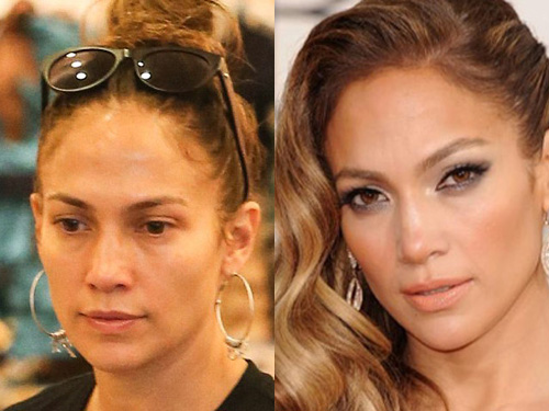 Jennifer Lopez mặt mộc vẫn quyến rũ