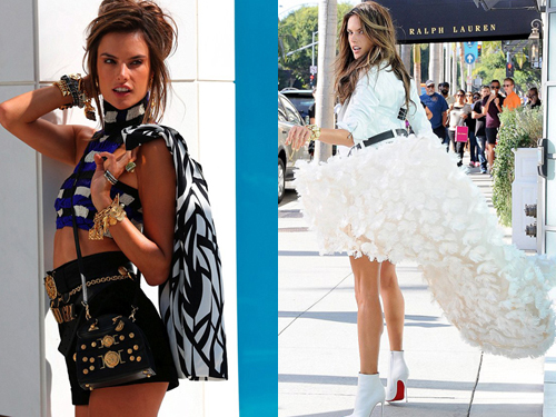 Siêu mẫu Alessandra Ambrosio đẹp “ngất ngây” trên phố
