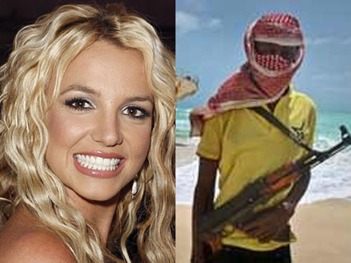 Cướp biển Somali “sợ” nghe Britney Spears hát