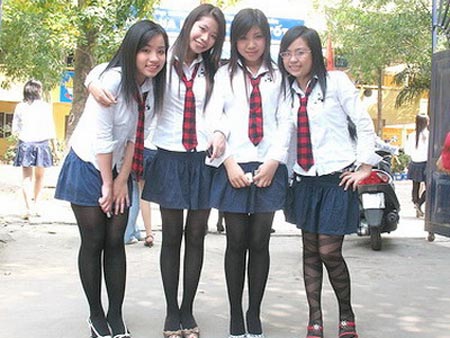 Áo váy đồng phục học sinh cấp 2 tphcm  Đồng Phục Thiên Phước