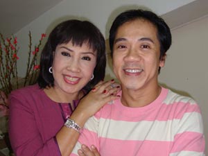 Thành Lộc diễn cải lương với Lệ Thủy