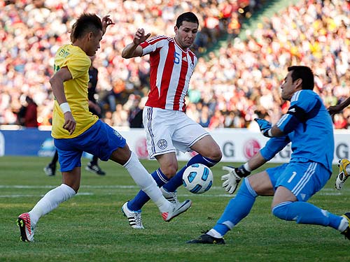 paraguay đấu với brasil