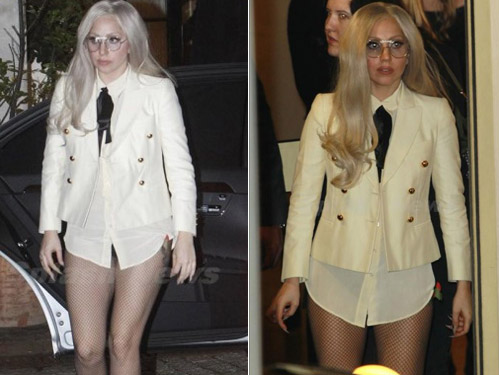 Lady Gaga gây sốc với thời trang… không quần