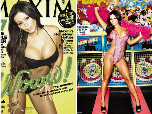 Jenni Farley "J-Woww" nóng bỏng trên tạp chí