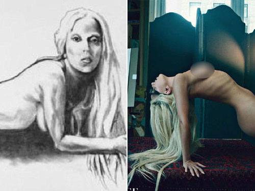 Đấu giá tranh khỏa thân của Lady Gaga