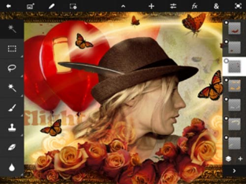 Photoshop Touch trên iPad 2 đã phát hành