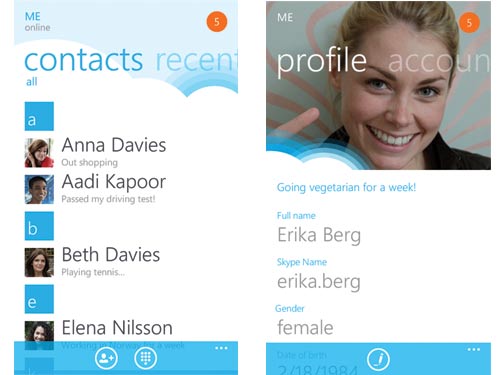 Skype đã đến với Windows Phone