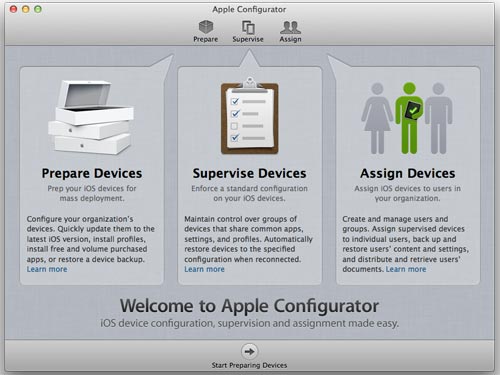 Apple Configurator quản lý nhiều thiết bị iOS