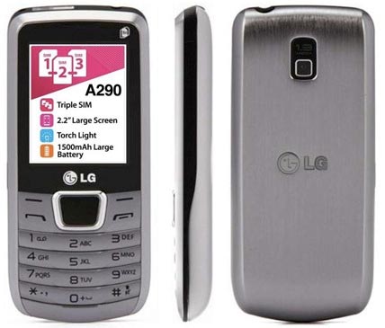 LG A290 3 sim, 3 sóng giá rẻ