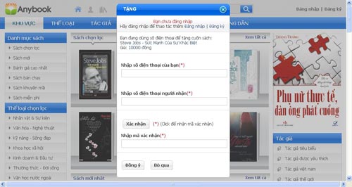 Viettel khai trương nhà sách điện tử Anybook