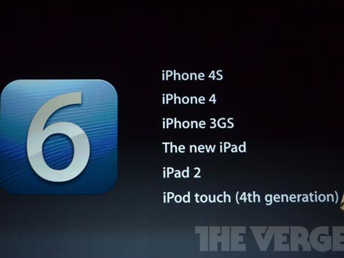 Apple chính thức giới thiệu iOS 6