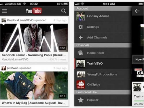 YouTube tung ứng dụng mới cho iPhone, iPod touch