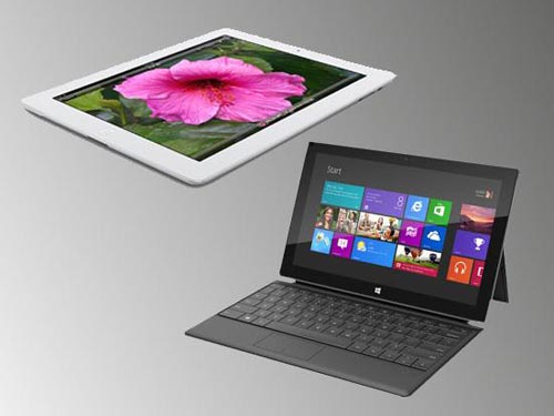 Surface RT hiển thị tốt hơn iPad là không hoàn toàn chính xác