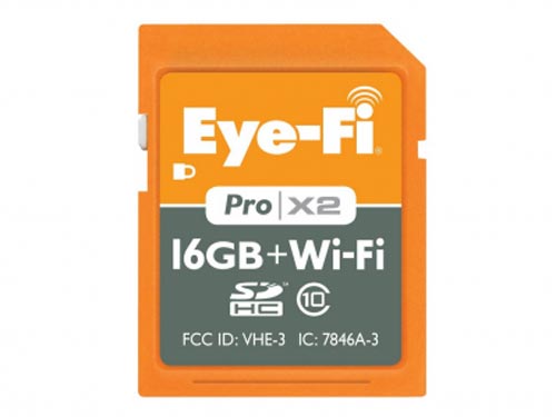 Eye-Fi công bố thẻ nhớ WiFi Pro X2 16GB