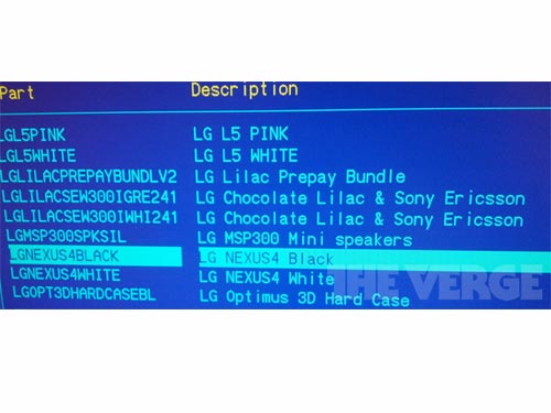 LG Nexus 4 sẽ có 2 màu trắng và đen, xuất hiện vào 29-10?