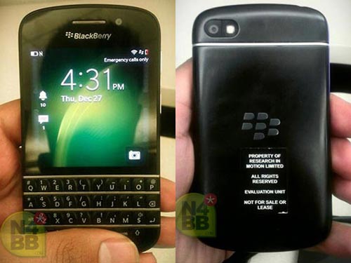 Ảnh thực tế của BlackBerry X10 bàn phím QWERTY