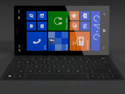 Ý tưởng Surface Phone tích hợp bàn phím QWERTY