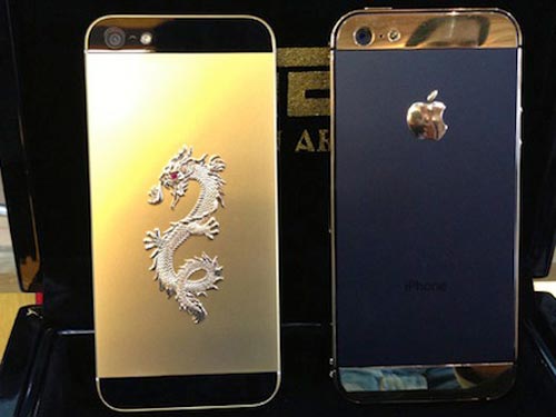 iPhone 5 đúc vàng nguyên khối giá 380 triệu tại Việt Nam