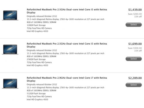 MacBook Pro Retina 13-inch giá còn 1.439 USD