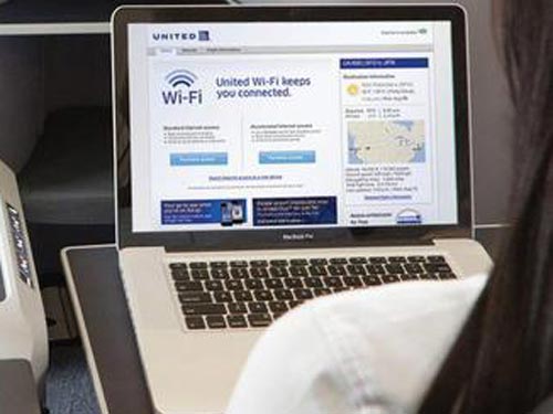 United Airlines cung cấp mạng Wi-Fi vệ tinh