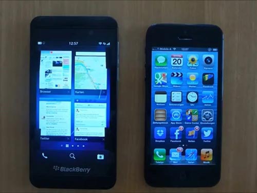 BlackBerry Z10 nhỉnh hơn iPhone 5