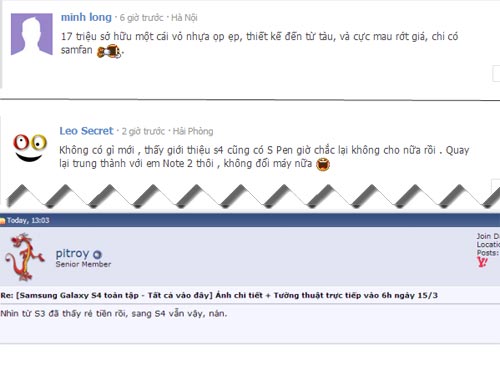Tín đồ Việt 'thất vọng ghê gớm' về Samsung Galaxy S IV