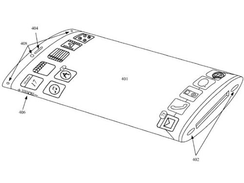 Apple được cấp bằng sáng chế màn hình bao quanh