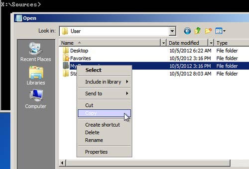 Chép dữ liệu khi Windows không thể khởi động