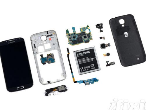 Galaxy S4 dễ sửa chữa hơn HTC One và iPhone 5