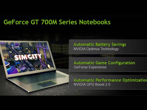 Nvidia công bố dòng chíp đồ họa 700M cho laptop