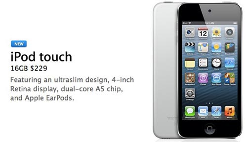 Apple ra mắt iPod Touch giá rẻ