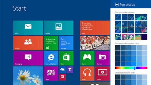 Windows 8.1 sẽ cập nhật nền tự động