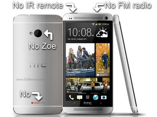 HTC One bản Google Edition mất nhiều thứ