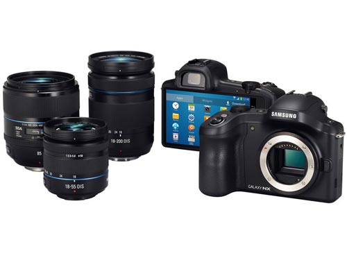 Rò rỉ mẫu máy ảnh mirrorless ống kính rời của Samsung