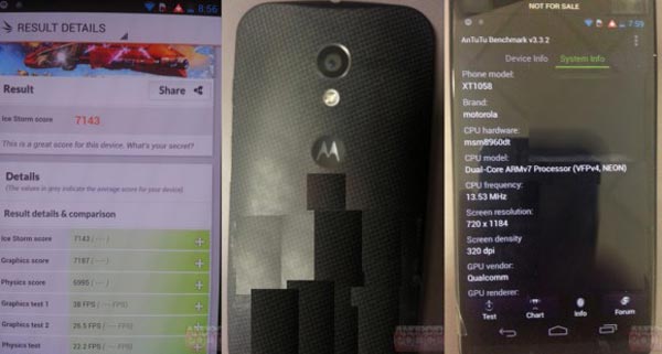 Lộ diện phép thử Moto X