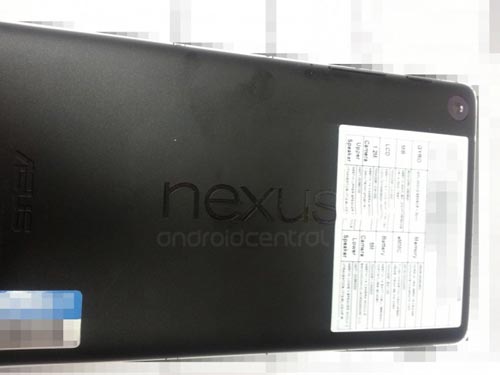 Nexus 7 mới rò rỉ với 2 máy ảnh